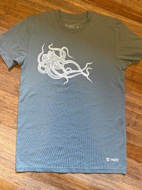 Relic Octopus T-shirt, Size Small